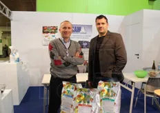 Markus Scarizuola and Dario Bonavia from Scam spa (fertilisers).