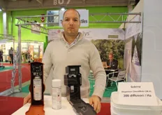 Simone Mazzei (technical sales engineer) from Suterra (crop protection products).