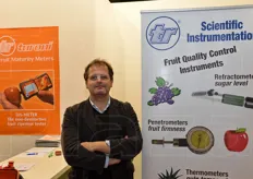 Enrico Turoni from TR Turoni, well-known for its scientific and technical equipment to measure the main fruit parameters.