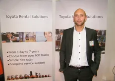 David Stael of Toyota Material Handling Belgium.