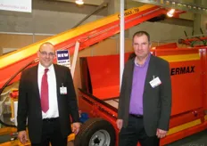 Antoin van den Bossche and Rudy Hermans of Cermax conveyor belts.