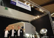 Rob van Tilburg, Vincent Kuijten and Antoine Kasteren of Optiserve. With the latest generation optical sorting machines: Xcalibur