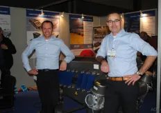 Jaco van der Jagt and Marinus de Bruijn of Foodeq. They specialize in vibration technology.