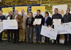 The Walloon and Flemish winners of the Inno Potato Award 2014 that was awarded on Tuesday.