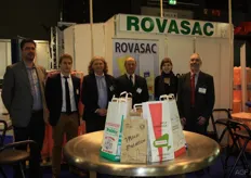 Rovasac offers a wide range of packagings and packaging machines. The team from left to right: Axel van de Laer, Pieter Maes, Bernard Noffels, Louis Peigneur, Sofie Vanheasebrouck and Eddy Serbruyns.