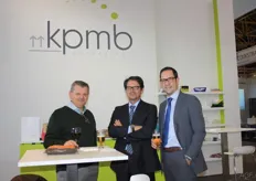 Packaging suppliers KPMB. Left to right: Michiel Bulcke, Jose Maria Meseguer and Koen Peeters.