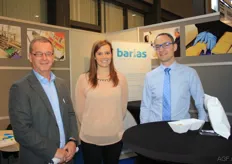 Barias has deep-frozen and cooled food products packaged, repackaged and stocked fast and professionally. Left to right: Philippe Debruyne (Aviko), Stephanie Breemeersch (Barias) and Chris Mullie (Barias).
