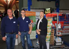 The gentlemen of Profytodsd were also happy to have their picture taken. They presented Mafex. The Mafex Potato is a solution for storage disease control, germ inhibition in potatoes and tube treatment Rhizoctonia. Left to right: Hessel Romkes, Kees Vermaas and Rudi ten Have.