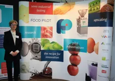 Healthy Beast is a hip packaging concept, with which they are working in fruit and veg and other sector. The Food Pilot is an application and analysis centre for the agricultural food industry. Pictured: Kathleen Coudijzer.