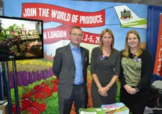Tommy Leighton, Linda Bloomfield and Gill MCShane from London Produce Show