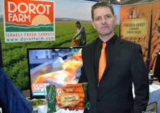 Ami Ben Drod from Dorot Farms Americans are enthousiastic about the fresh sweet carrots from Israel