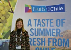 Karen Brux from Chilean Fresh Fruit Association She makes a lot of promotion for the blueberries