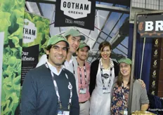 The team of Gotham Greens. The company is famous for urban farming with rooftop greenhouses.
