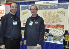 Jim Provost and Neil Millman from I Love Produce. They now even have Spanish garlic.