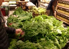 Selecting your own cabbage leaves