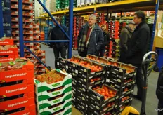 Hardly any Dutch produce to be found in the warehouse.
