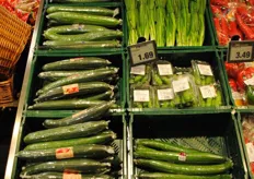 Cucumber from Edeka beste Wahl: 79 cents. Edeka brand 99 cents, organic 1.49.