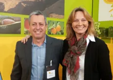 Itzhak Vizenberg (CEO) and Malou Even from Arava Export Growers