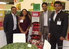 The team from INI Farms - Pankaj and Purnima Khandelwal, Kalpesh Khivasara and Ashvin Raghuvanshi.