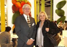 On the South African stand - Anton Kruger, FPEF and Retha Louw from HortGro.
