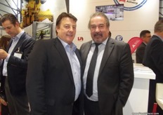 The Port of Antwerp had a stand at Fruit Logistica, present on the stand were many of the companies based in the port. Wim Dillen, Senior Business Development Manager at the port pictured here with Marc Rooms from Lancaster, explained that this year the Port of Antwerp saw an increase of 7.5% in reefer cargo last year.