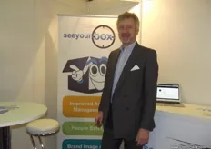 Ian Turner was present at the See Your Box stand.