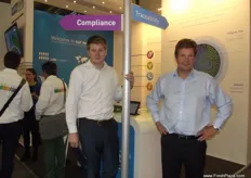 Jack and Jon Evans at the Muddy Boots stand. The company has recently integrated with GLOBALG.A.P. to make it easier than ever for customers to ensure that all products and suppliers comply with GLOBALG.A.P.