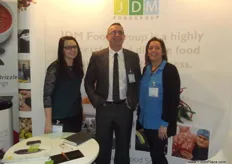 JDM were in the UK pavilion with a few new products including a new 'Souper Booster' which can be added to many dishes such as wok vegetables to give a boost of floavour. Fern Varker, Darren Beven and Emma Smith.
