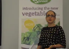 Marta Arroyo from Mint Global Marketing giving her presentation at the European launch of the Flower Sprout.