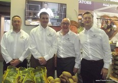 Simon Hobbs, Dewey Scott, Stan Smith and Garry Smith from Scott Farms.