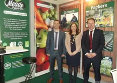 Philip Meade Jnr, Eleanor Meade and Alex mcDonnell. Meades launched the first frozen chips made from Irish potatoes on to the Irish market last June.