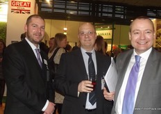 Stuart Booker CHA, Prof. Paul Berryman - UK trade and Investment and Nick Leake - Counsellor Head of EU & Economic Section, Embassy Berlin.