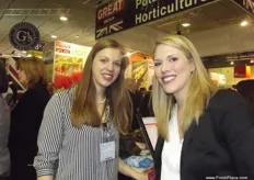 Rosie Watson-Armstrong and Fiona Applewhite from Angus Soft Fruits.
