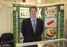 Baltimore Innovations brought their new mini container with an absorbent pad sealed into the base to Fruit Logistica this year. Matthew Valentine explained that feedback from customers lead to this innovation as one of the biggest cost for them was the manpower to insert pads into containers.