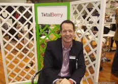 Jon Clark from Total Cherry at the very busy Total Produce stand.