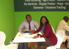 Amara Berte and Nanette Ackah - Bollore Africa Logistics, Senegal.