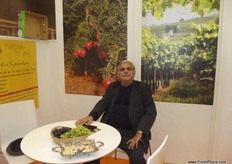 Rakesh Anand at the Neeraj International stand.