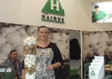 Agnieszka Tyminska from Hajduk, Polish mushroom growers.
