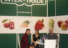 Pawel, Joanna and Micheal at the InterTrade stand.