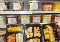 A range of the available fruit and packaging from Fructo Fresh.