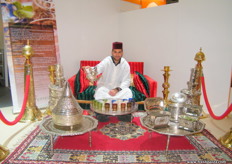 Morrocan tea available at the Moroccan Pavillion