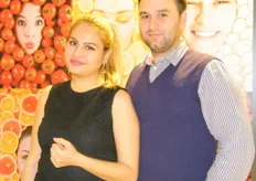 Sebnem Gures and Roman Abbasov of SouthPack (Turkey), a subsidiary of Elgin Yatýrým Holding A.S., one of the leading fresh fruit and vegetables company located in the South Coast of Turkey, Mersin