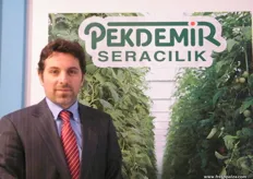 M. Can Pekdemir of Pekdemir Ciftligi - Turkey, a family company based in Denezli, Turkey.. Pekdemir is known for their tomato greenhouses