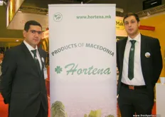 Bojadziev Kiril and Vitanov Krste of Hortena - Macedonia, the company has its own production field that yield around 3200 tons of fruits and vegetables