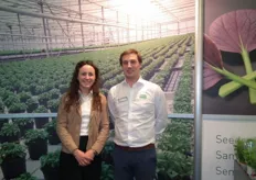Beth Runciman and Edward Hale from CN Seeds.