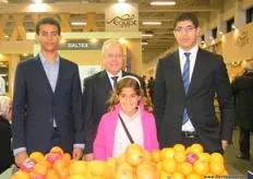 Export Director Magdi Abdel Messih with the grandchildren of CEO Hesham El Naggar: Mostafa, Marian and Mahmoud of Daltex (Egypt), Daltex is the principal exporter of the Egyptian fresh produce for the fruits and vegetables for more than 50 years.