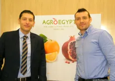 Chairman Mohamed Ghallab with Rashid Demchenko of AgroEgypt (Egypt), products are oranges, lemons and onions .. main markets are Russia, Ukraine, the Netherlands, UK, Malaysia and Singapore