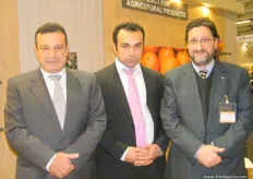 Chairman Mohamed Eldosouky with son Ayman of EGCT (Egypt) and Key Account Manager Hisham El Khadem of Safmarine (Egypt), one of the well-known and reputed Egyptian fresh fruits and vegetables producer and exporter.