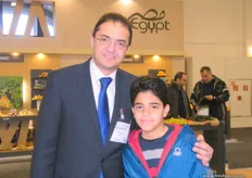 General Manager Ahmed El-Hodaiby of Trade Waves (Egypt) with his son Ismail visitng Fruit Logistica, the company was founded in 2004 and since then, the company has gained a global reputation and penetrated several markets in Africa, the EU - including the UK - and Russia