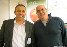 Owner Thomas Schwarz with Thomas Sosa Leonard of Thomas Schwarz (Germany - Macedonia), offers Idared-appled from Macedonia